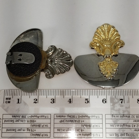 ๐จ๐ฆ Lot Of 4 Pairs 1980s Shoe Clips - Picture 4 of 14